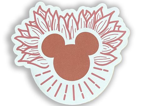 Sunflower Mouse Decal on Sale