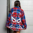 Spider-Man Print Flannel Discount