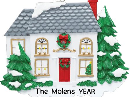 Traditional House Personalized Ornament Online Sale