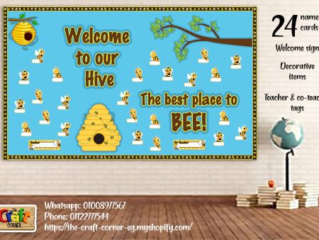 Bees Welcome Board Set Cheap