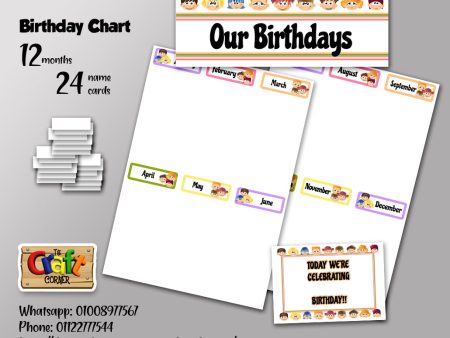 Emotions Birthday Chart Set Online now