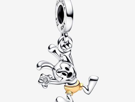 Disney 100th Anniversary Oswald Lab-grown Diamond Dangle Charm on Sale