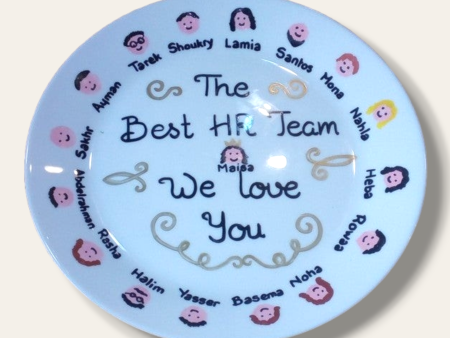 Hand painted decorative plate 018 Discount