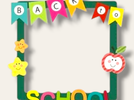 Back to school photo frame Supply