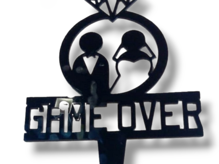 Acrylic topper (Black)  Game over  Online Sale