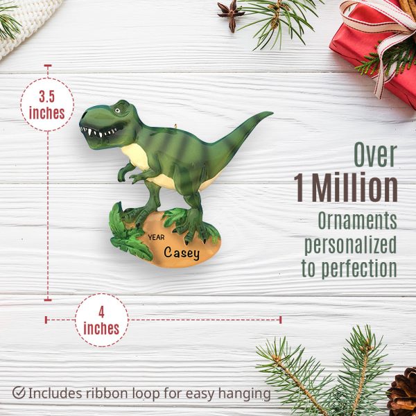 Dinosaur T-Rex Christmas Ornament - Jungle For Sale