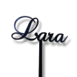 Acrylic topper (Black)  Name  on Sale