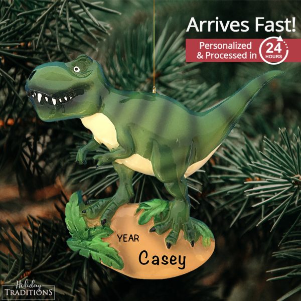 Dinosaur T-Rex Christmas Ornament - Jungle For Sale