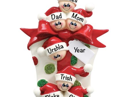 Gift Box Family of 7 Christmas Ornament Discount