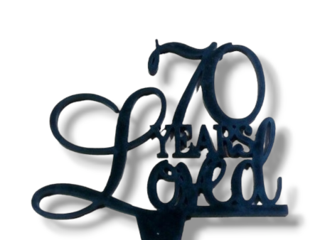 Acrylic topper (Black)   Age  years loved  Cheap