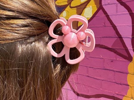 Do As Dreamers Do Light Pink Flower Clip For Sale