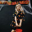 Scareworthy Pumpkin Bucket T-Shirt Dress Sale