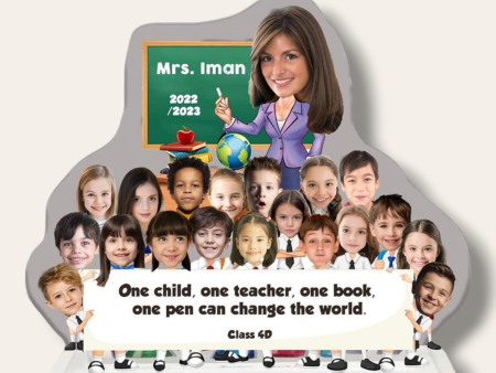 Teacher Class Caricature stand For Discount