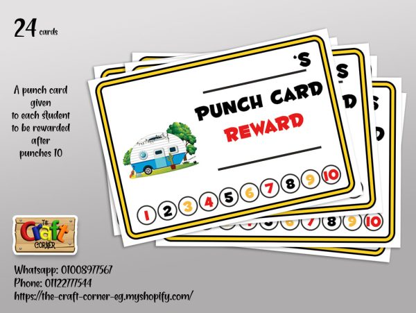 Punch cards: Camping For Discount