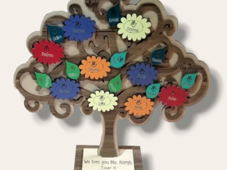 Wooden Tree with students  names For Cheap