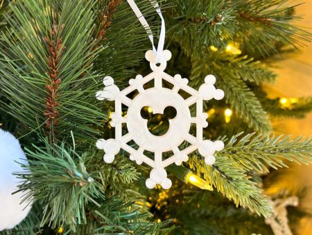 Snowflake Christmas Ornament 3 Piece Set Discount