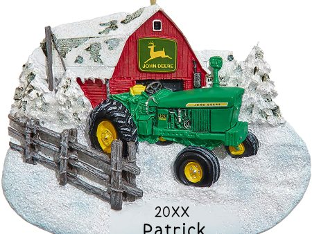 John Deere Tractor Christmas Ornament - Winter Online Hot Sale