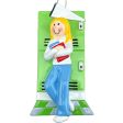 College   School Girl Blonde Christmas Ornament For Cheap