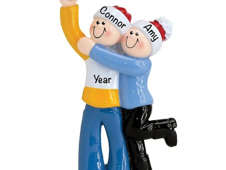 Selfie Couple Christmas Ornament Fashion