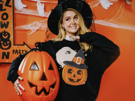 Scareworthy Pumpkin Crewneck Cheap