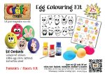 Egg colouring kit 2 (Chicks, bunnies & faces kit) Online