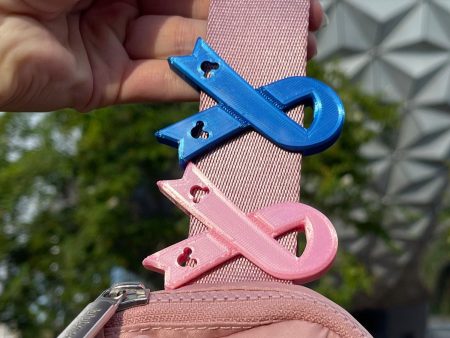 Awareness Ribbon Belt and Bag Charm Supply