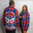 Spider-Man Print Flannel Discount