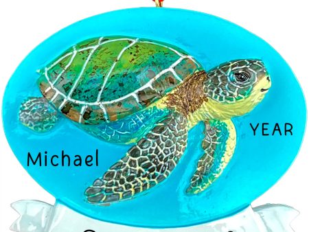 Sea Turtle Ocean Blue Ornament Online Sale