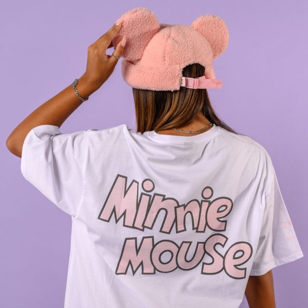 Pink Minnie Mouse Sherpa Beanie Online