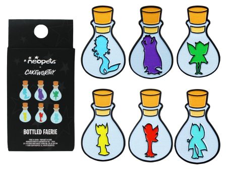 Neopets Faerie Bottle Blind Box Pins on Sale