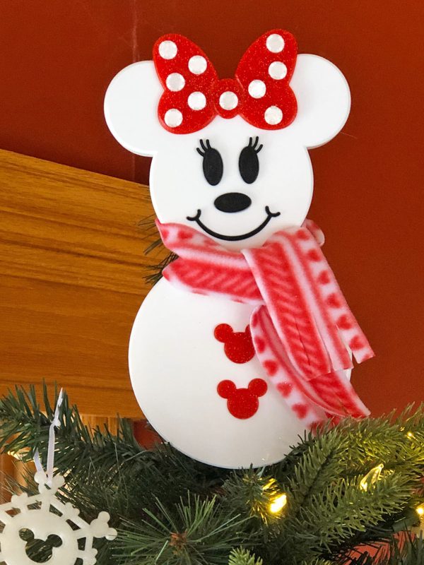 Girl Snow Mouse Christmas Tree Topper - CLEARANCE For Cheap