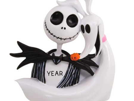 Jack Skellington and Zero Christmas Ornament Online Hot Sale