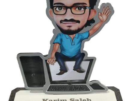 Caricature Wooden Stand 3 Online now