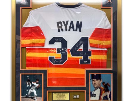 34 NOLAN RYAN Framed (Orange White) For Sale