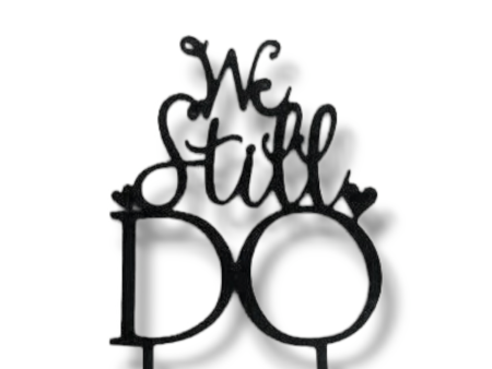 Acrylic topper (Black)  we still do  Sale