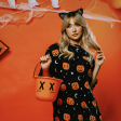 Scareworthy Pumpkin Bucket T-Shirt Dress Sale