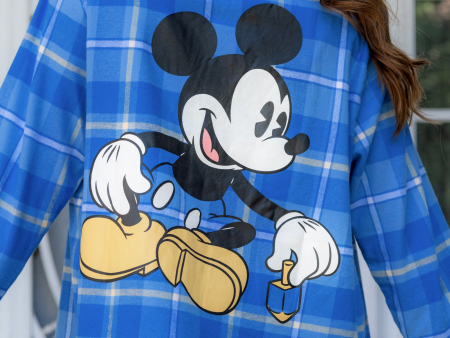 Mickey Hanukkah Flannel For Sale