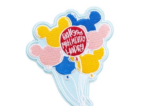 Balloons Make Me Very Happy Sticker Patch For Sale