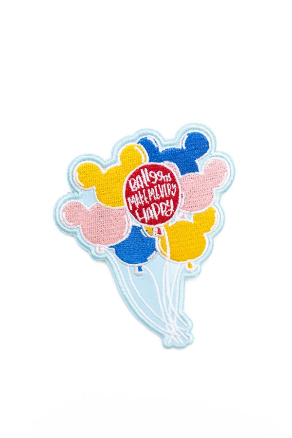 Balloons Make Me Very Happy Sticker Patch For Sale