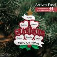 Grandkids Hearts Family of 5 Christmas Ornament Online Hot Sale