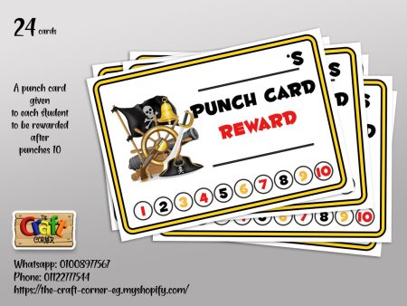 Punch cards: pirates Supply