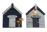 Beach house wooden wall art (set of 2) Cheap