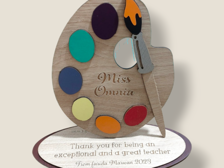 Personalized wooden palette stand For Cheap