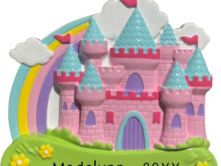 Princess Rainbow Castle Ornament Discount