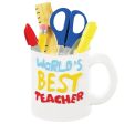 World s Best Teacher Mug Personalized Ornament Online Hot Sale