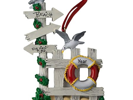 Beach Gate Christmas Ornament For Discount