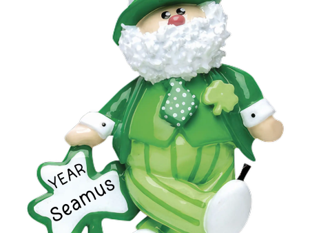 Irish Santa Christmas Ornament on Sale