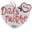 Dad s Favorite Personalized Ornament Sale