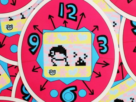 Tamagotchi Pink Sticker on Sale