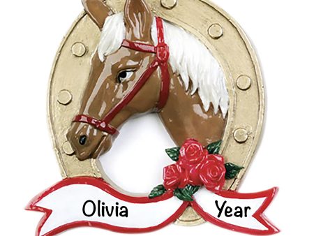 Horse Christmas Ornament Hot on Sale